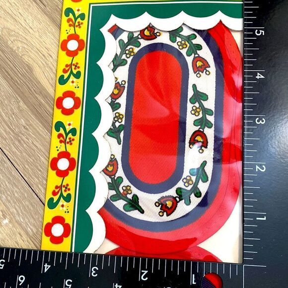 Vintage single stitched tea cup coasters and tea kettle place mat floral print - Picture 5 of 8